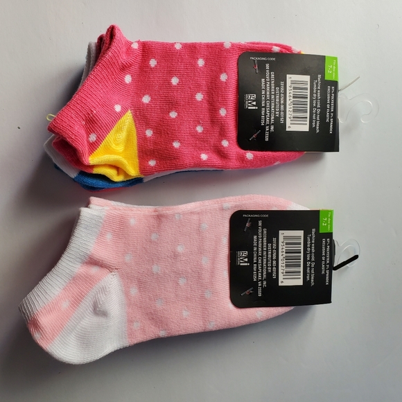 -2 pack@ low Cut Ankle Socks pandacorn, Llama, polka dots 6 pairs total - Picture 4 of 5